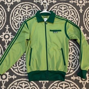 Green Adidas Warm Up Jacket